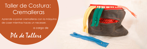 Taller de costura: monederos y cremalleras