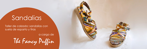 Taller de sandalias de tiras