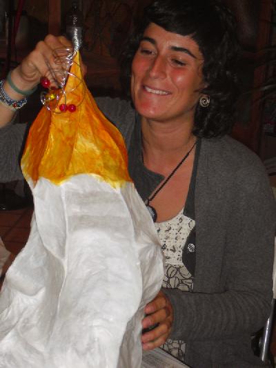 Taller de lámparas de papel
