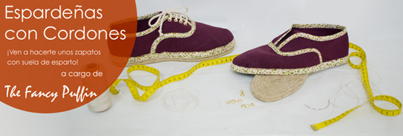 Taller de espardeñas con cordones - Ple de Tallers